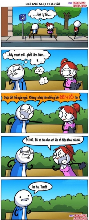 Khi anh nhọ cua gái